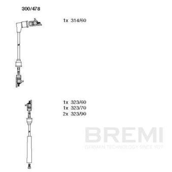 Kit de câbles d'allumage BREMI 300/478