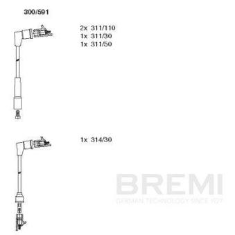 Kit de câbles d'allumage BREMI 300/591