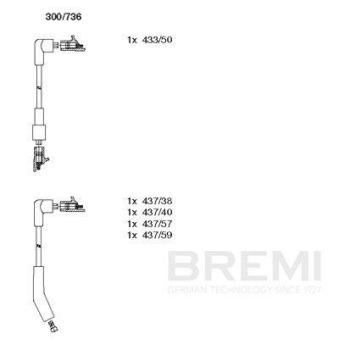 Kit de câbles d'allumage BREMI [300/736]