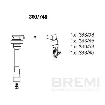Kit de câbles d'allumage BREMI OEM MD334017 Kit de câbles d'allumage BREMI OEM MD334017