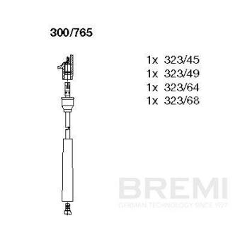 Kit de câbles d'allumage BREMI OEM B3M518140 Kit de câbles d'allumage BREMI OEM B3M518140