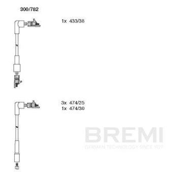 Kit de câbles d'allumage BREMI [300/782]
