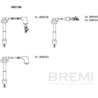 Kit de câbles d'allumage BREMI 300/788