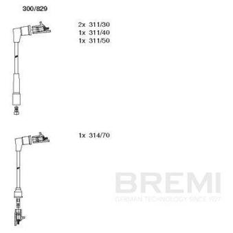 Kit de câbles d'allumage BREMI 300/829
