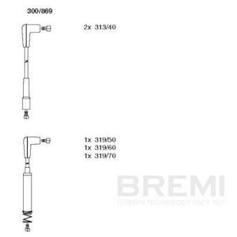 Kit de câbles d'allumage BREMI OEM 1612479
