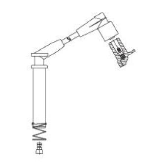 Câble d'allumage BREMI OEM 1282072