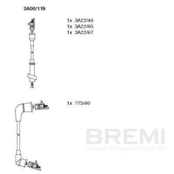 Kit de câbles d'allumage BREMI OEM 3371050G10