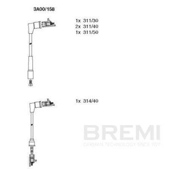Kit de câbles d'allumage BREMI OEM 115093593