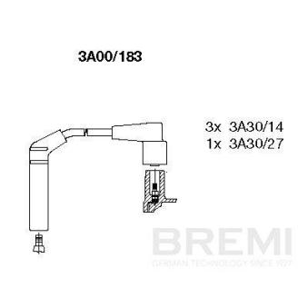 Kit de câbles d'allumage BREMI 3A00/183