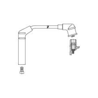 Câble d'allumage BREMI 3A66/44