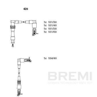 Kit de câbles d'allumage BREMI OEM 1612507
