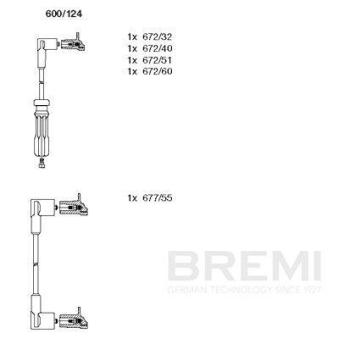 Kit de câbles d'allumage BREMI [600/124]