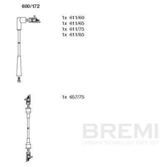 Kit de câbles d'allumage BREMI [600/172]