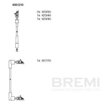 Kit de câbles d'allumage BREMI OEM 7700850477