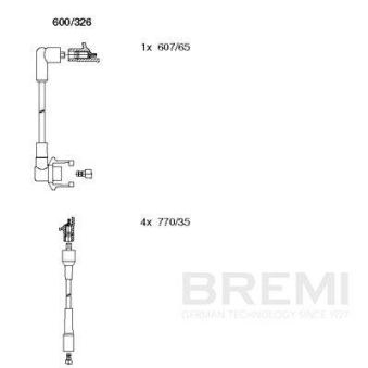 Kit de câbles d'allumage BREMI 600/326