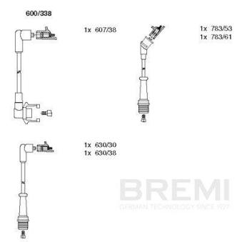 Kit de câbles d'allumage BREMI OEM 7700740118
