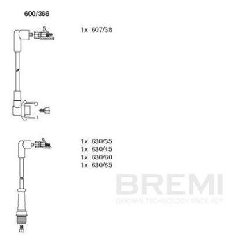 Kit de câbles d'allumage BREMI 600/366