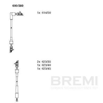 Kit de câbles d'allumage BREMI 600/389