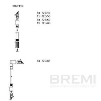 Kit de câbles d'allumage BREMI 600/416