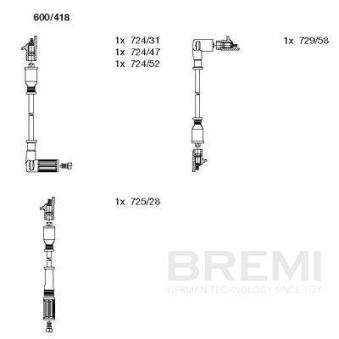 Kit de câbles d'allumage BREMI 600/418