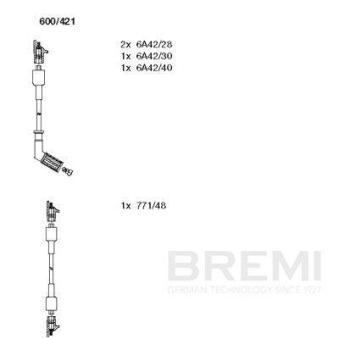 Kit de câbles d'allumage BREMI OEM 7590061
