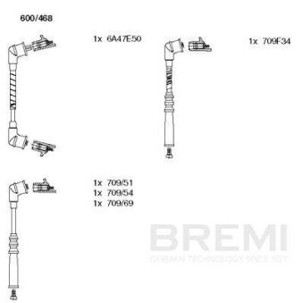 Kit de câbles d'allumage BREMI OEM 9091921431