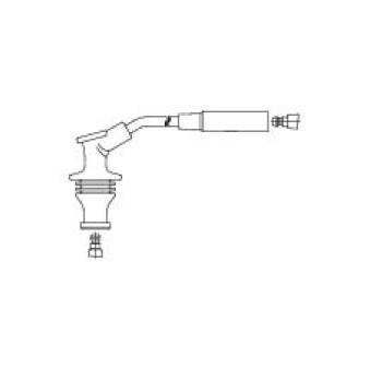 Câble d'allumage BREMI 625/50 pour RENAULT CLIO 1.8 - 90cv