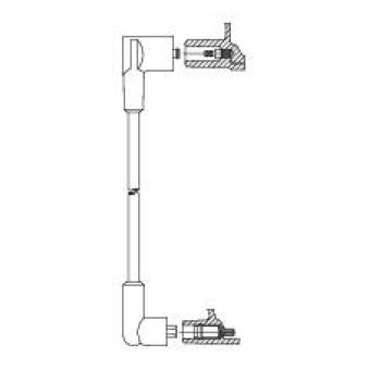 Câble d'allumage BREMI 634/40