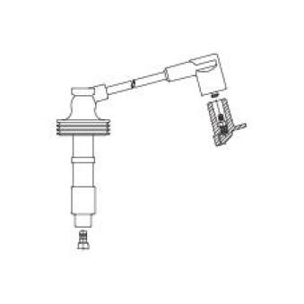 Câble d'allumage BREMI 673/62