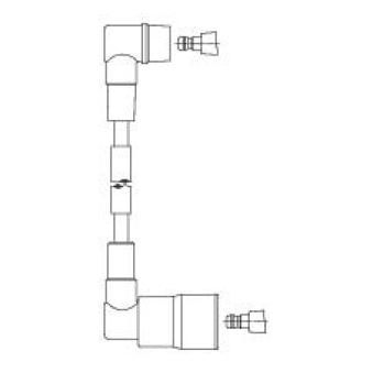 Câble d'allumage BREMI 674E55