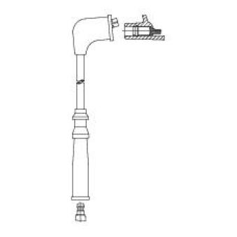 Câble d'allumage BREMI 708/42