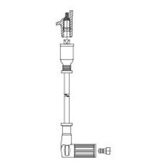 Câble d'allumage BREMI 724/68