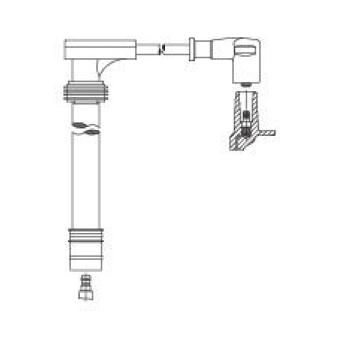 Câble d'allumage BREMI 726/50