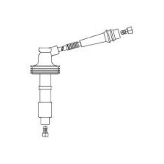Câble d'allumage BREMI 760E22