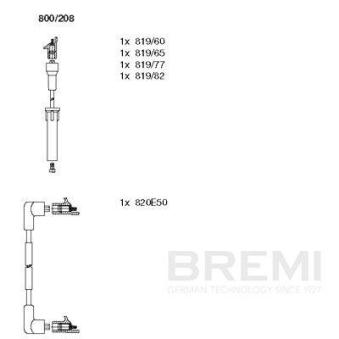 Kit de câbles d'allumage BREMI 800/208