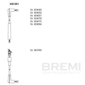Kit de câbles d'allumage BREMI [800/261]