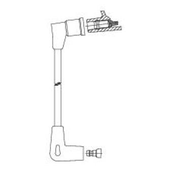Câble d'allumage BREMI 812/70