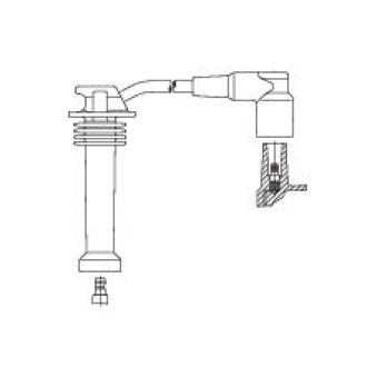Câble d'allumage BREMI 897/37