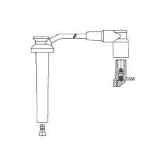 Câble d'allumage BREMI 8A15/90