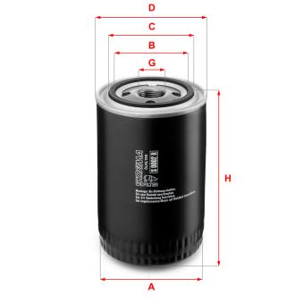 Filtre à huile SOFIMA OEM 1109AS