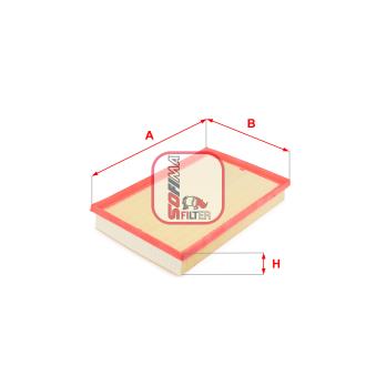 Filtre à air SOFIMA OEM 036129620D