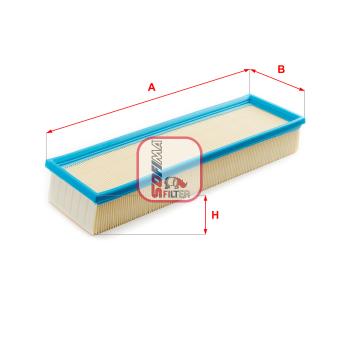 Filtre à air SOFIMA OEM 849253