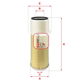 Filtre à air SOFIMA OEM 1909957 Filtre à air SOFIMA OEM 1909957