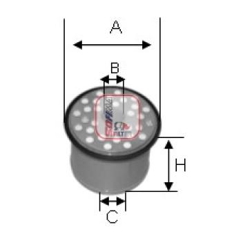 Filtre à carburant SOFIMA OEM 190638