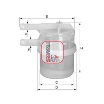 Filtre à carburant SOFIMA OEM PW502632
