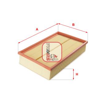 Filtre à air SOFIMA OEM 7H0129620 Filtre à air SOFIMA OEM 7H0129620