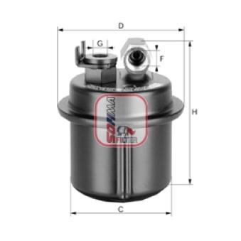 Filtre à carburant SOFIMA OEM 16010SM4932
