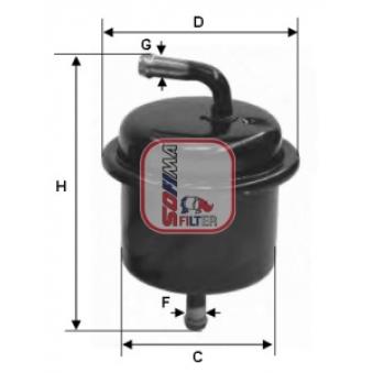 Filtre à carburant SOFIMA OEM 25313816