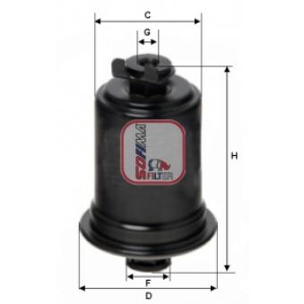Filtre à carburant SOFIMA OEM MB504762