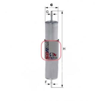 Filtre à carburant SOFIMA OEM 13321405092 Filtre à carburant SOFIMA OEM 13321405092